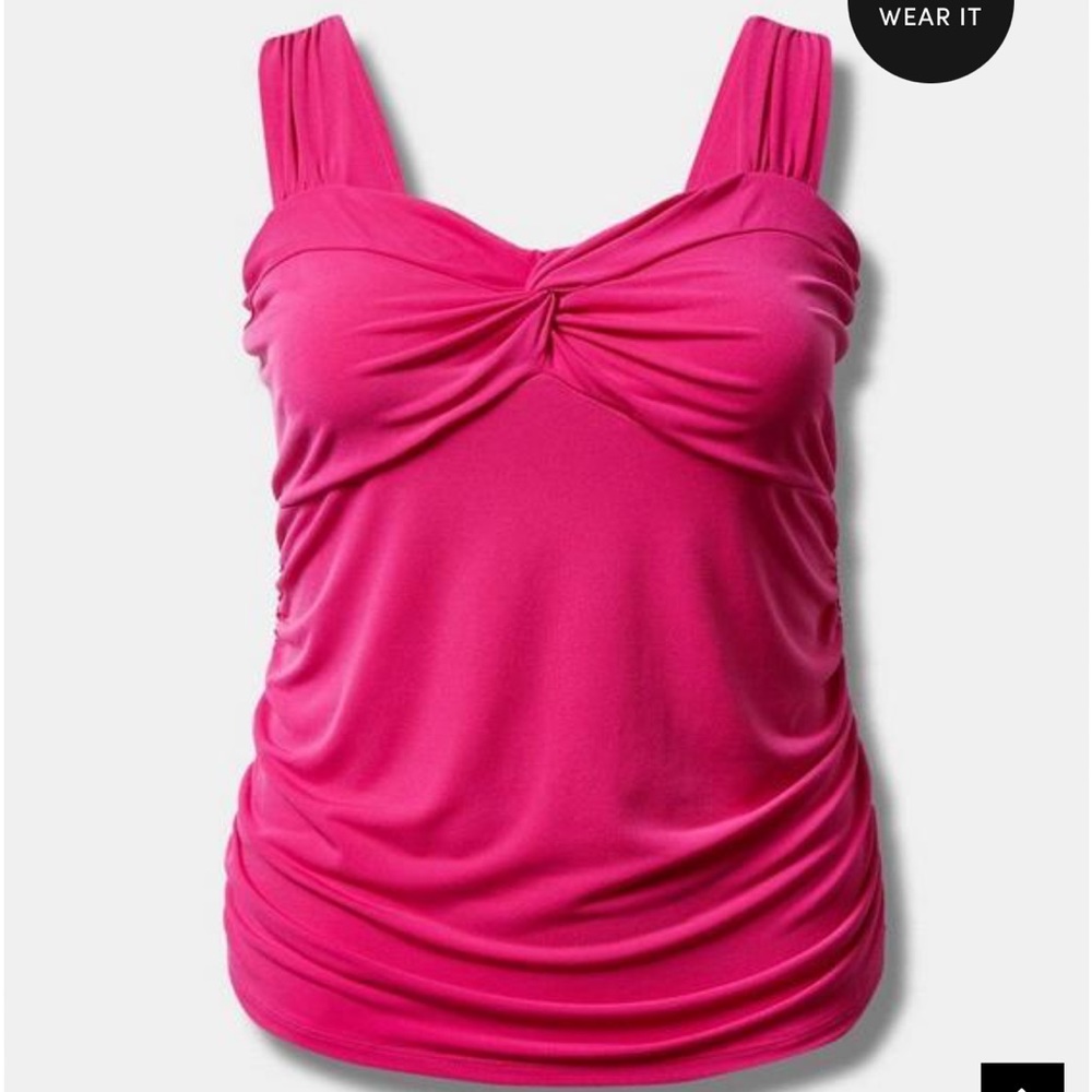 Torrid Studio Knit Sweetheart Twist Top Brand new!